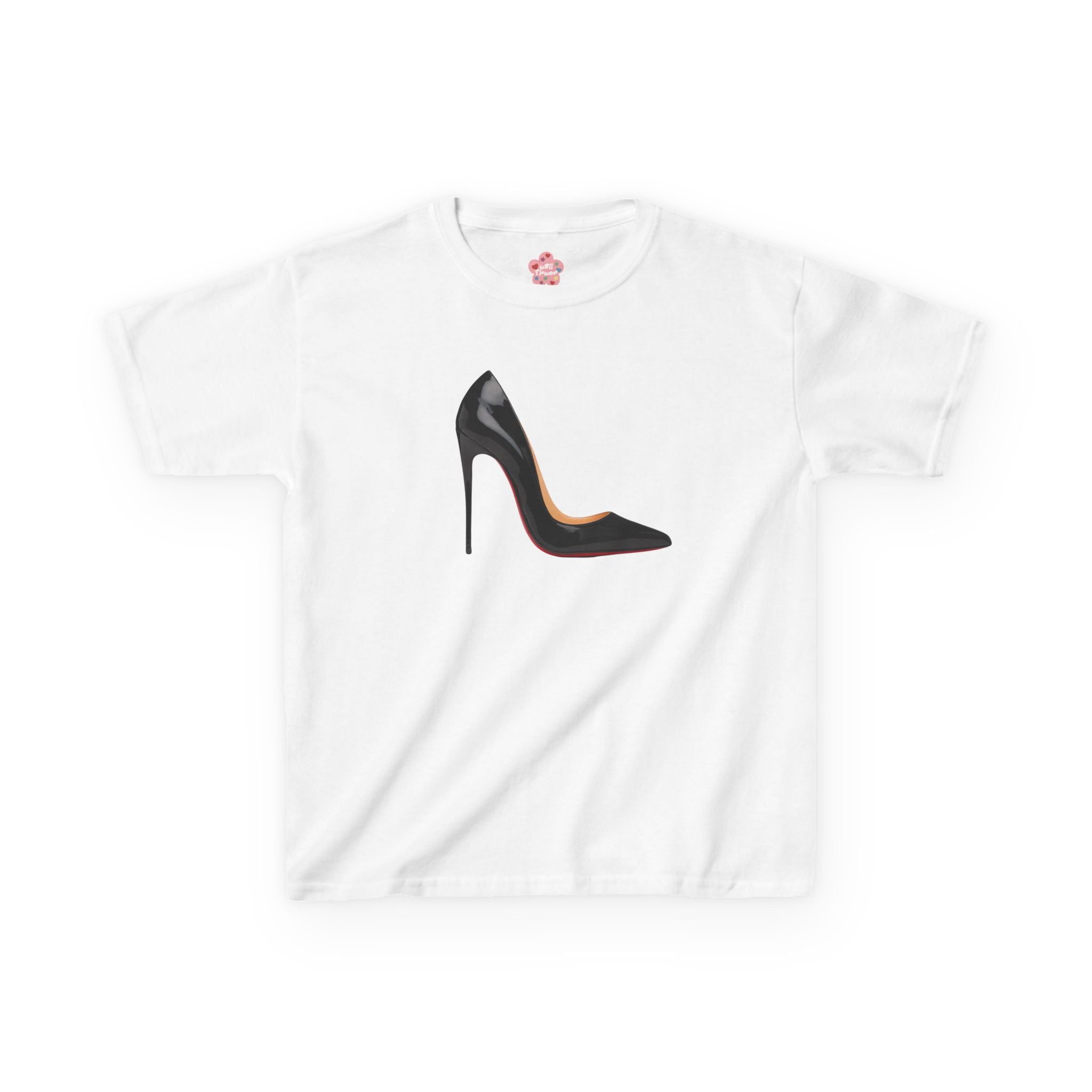 Black Heel Baby Tee