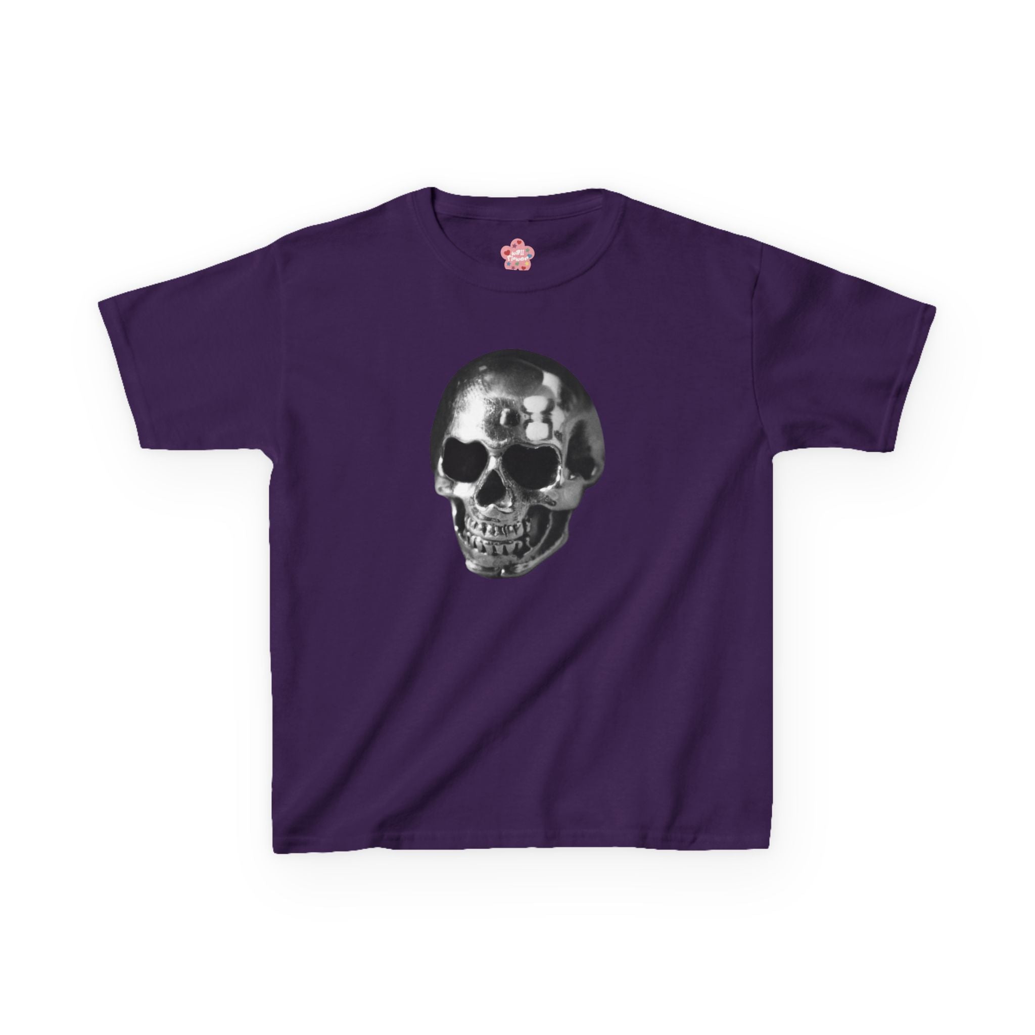 Chrome Skull Baby Tee