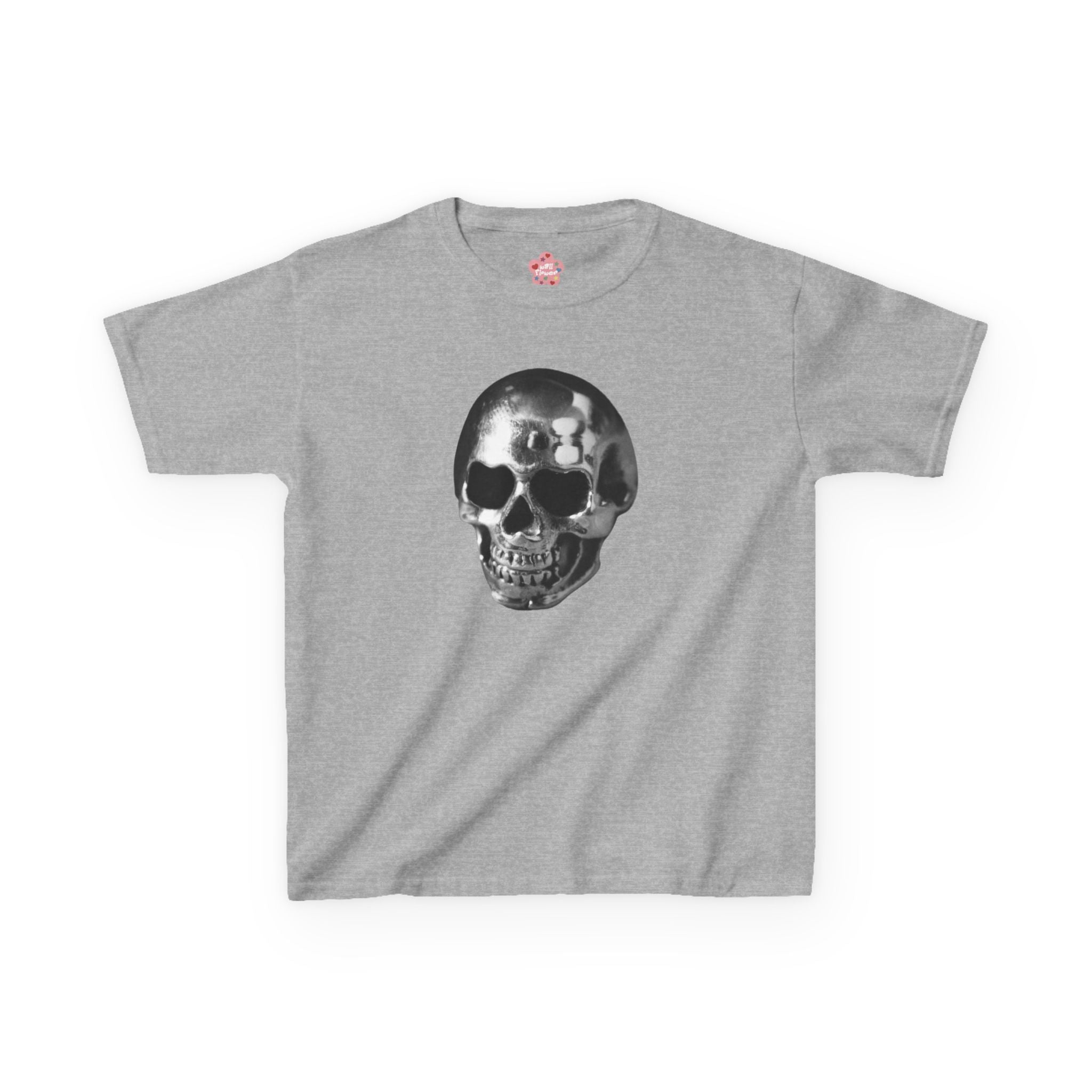 Chrome Skull Baby Tee