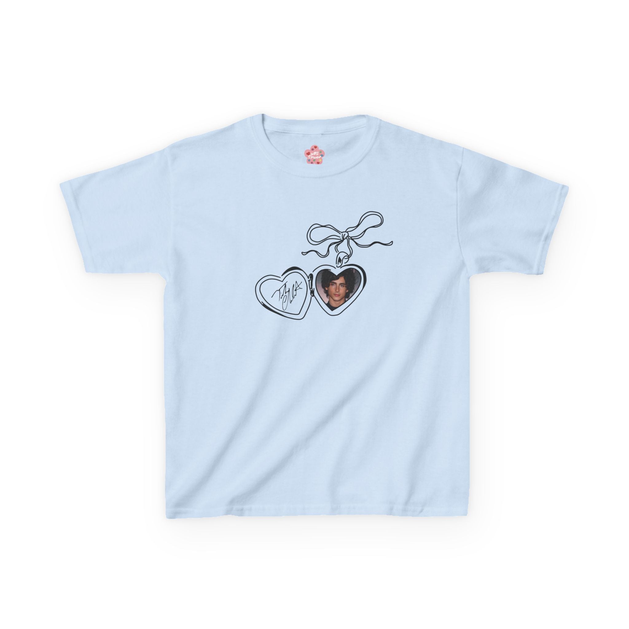 Timothee Chalamet Locket Baby Tee