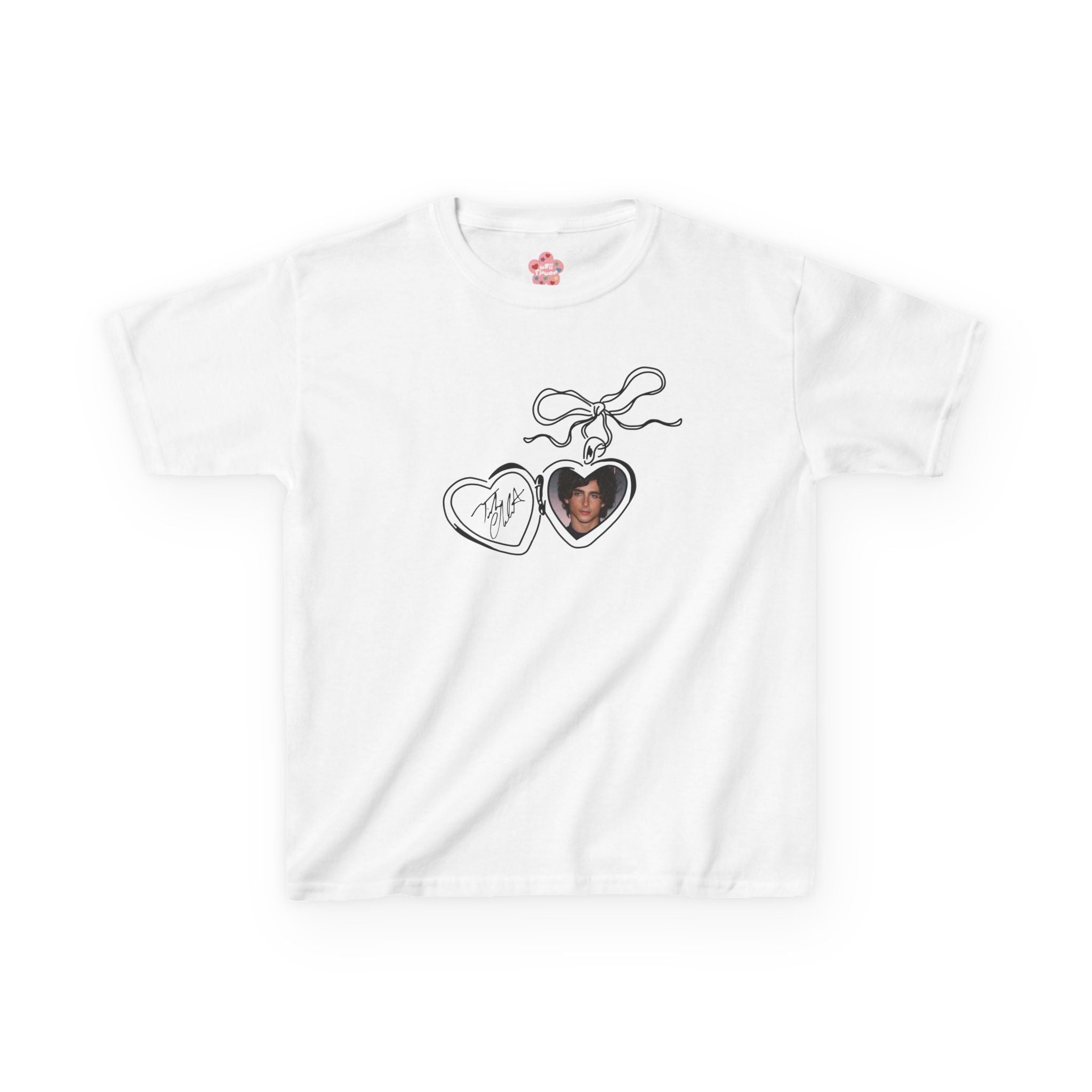 Timothee Chalamet Locket Baby Tee