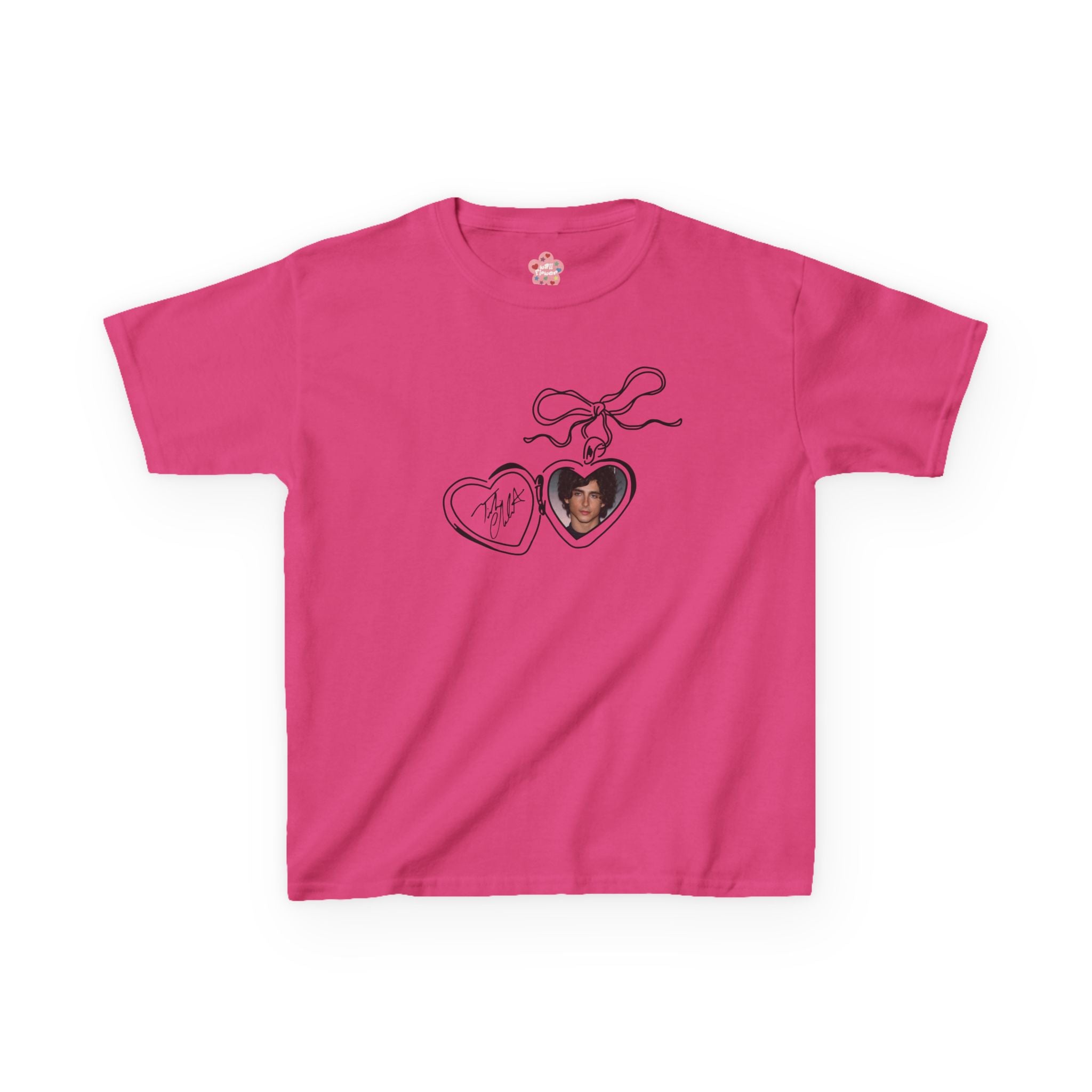 Timothee Chalamet Locket Baby Tee