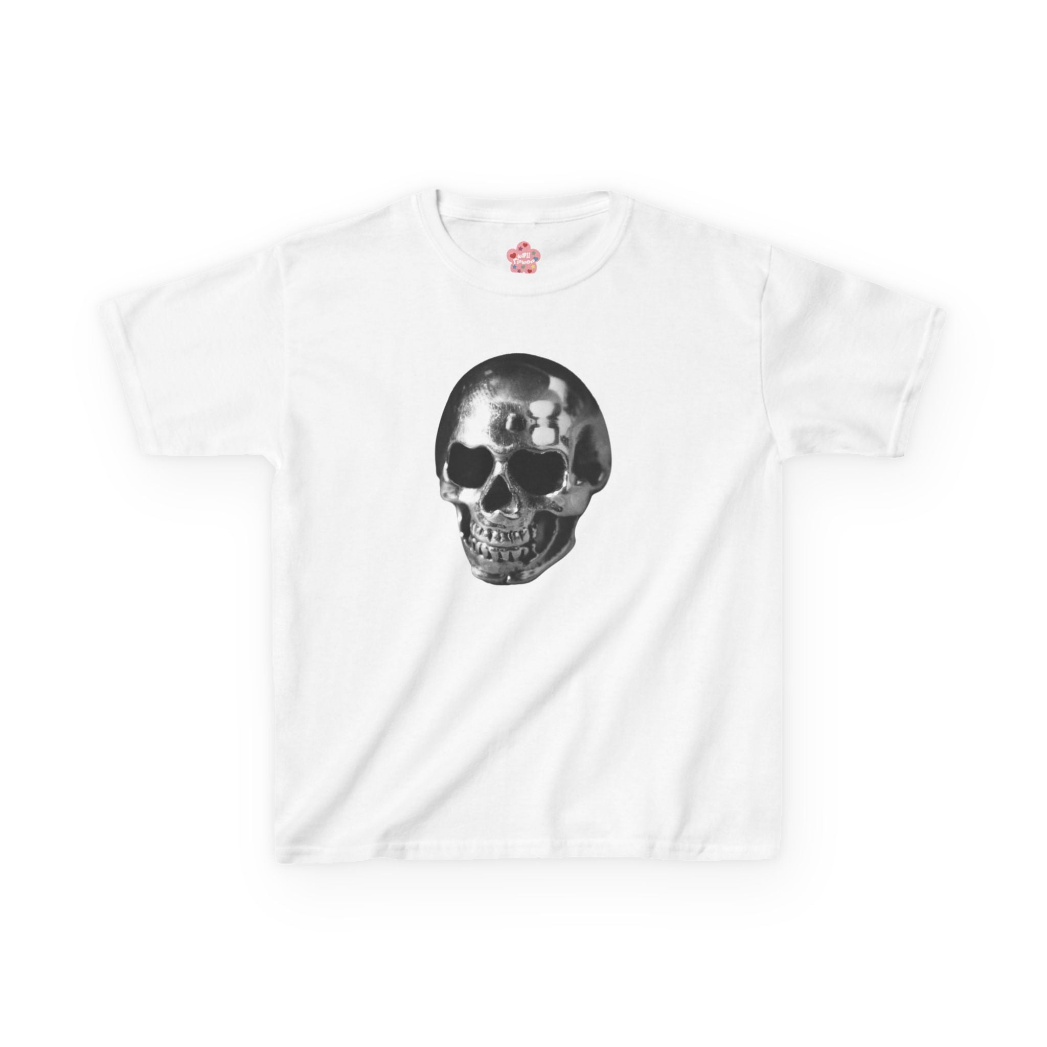 Chrome Skull Baby Tee